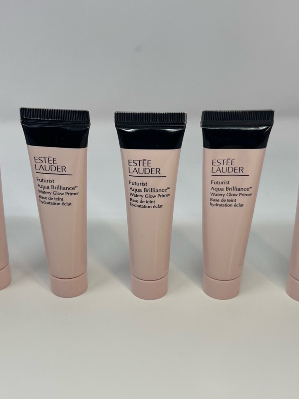 Estee Lauder Futurist Agua Brilliance Watery Glow Primer Sample. 5 Oz Set Of 5